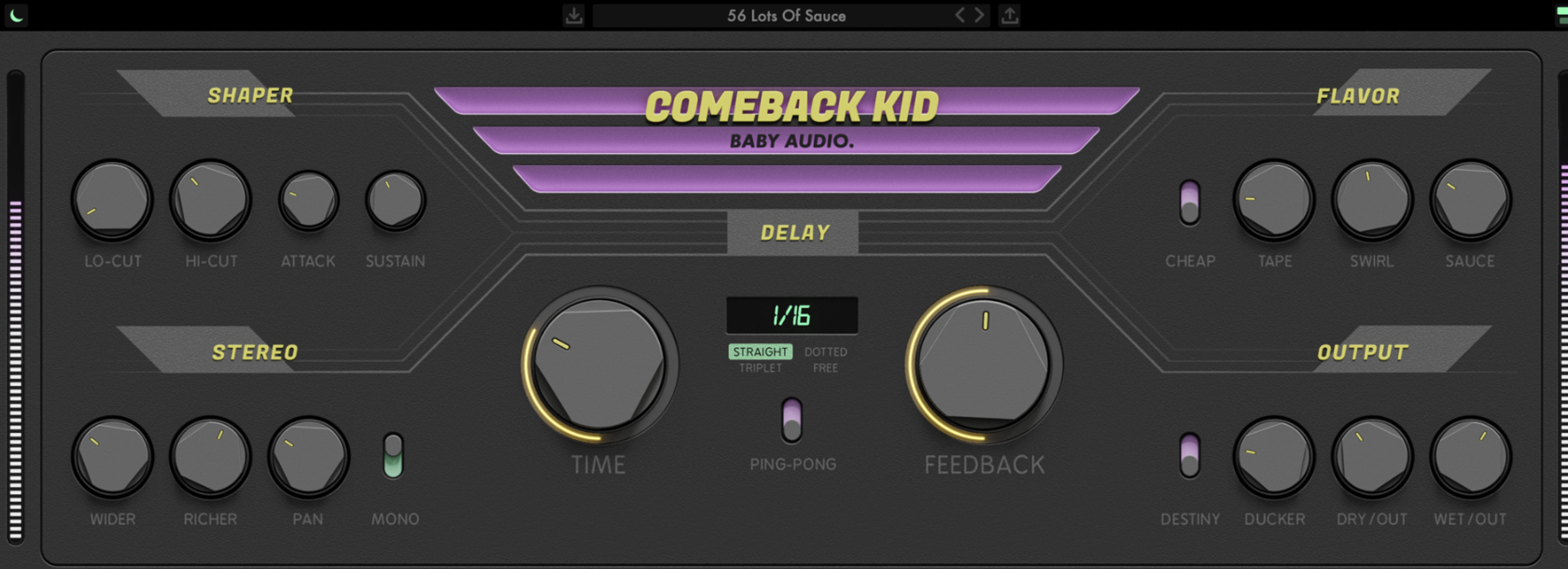 BABY AUDIO COMEBACK KID DELAY